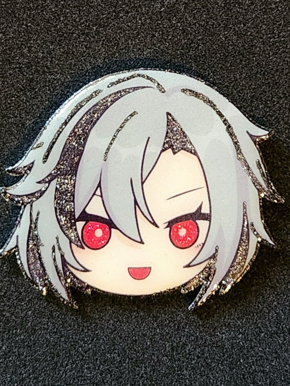 Arlecchino Glitter Pin - Genshin Impact